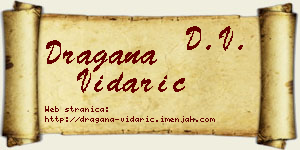 Dragana Vidarić vizit kartica